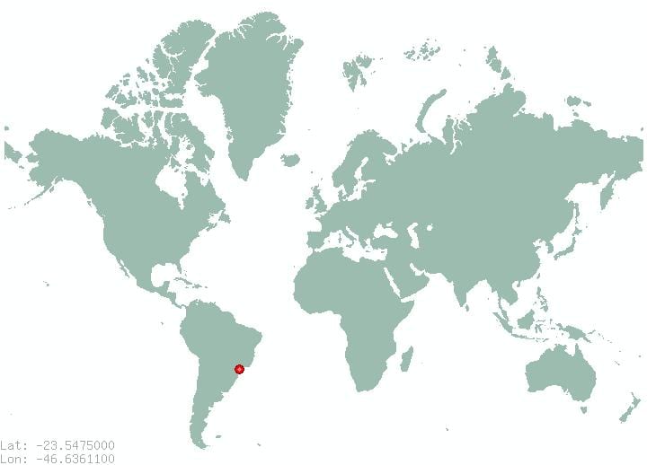 ki kote se Sao Paulo sou kat jeyografik la nan lemonn