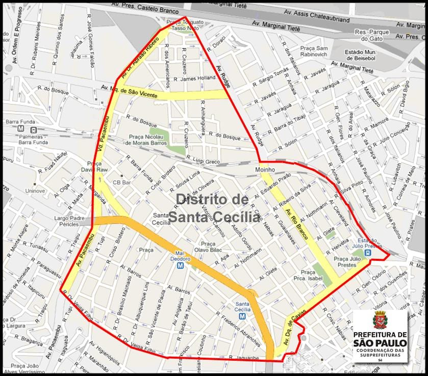 kat jeyografik nan santa cecilia Sao Paulo