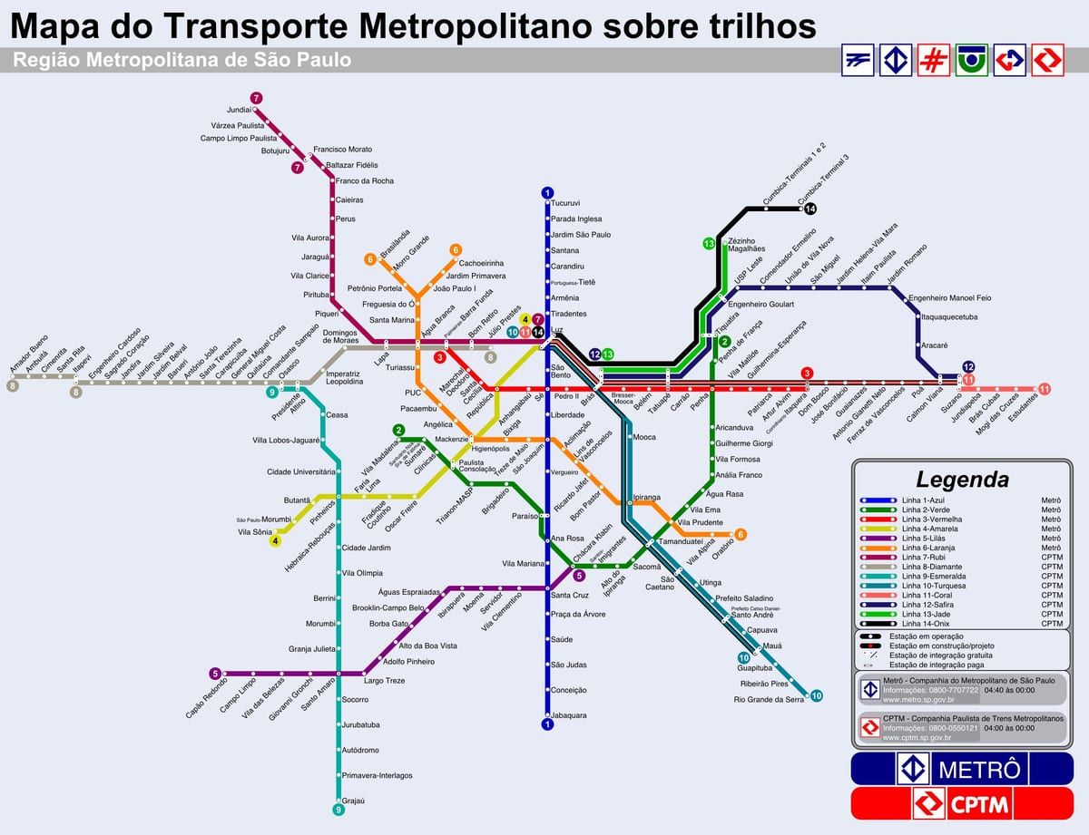 São Paulo bèn kat jeyografik