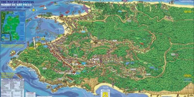 Morro de Sao Paulo kat jeyografik
