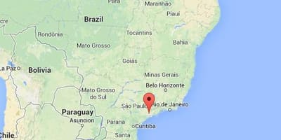 Kat jeyografik nan Sao Paulo amerik di sid 
