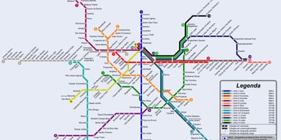 São Paulo bèn kat jeyografik