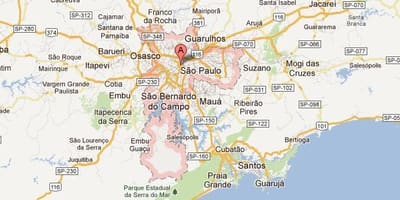 Google kat jeyografik Sao Paulo
