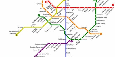 Kat jeyografik nan Sao Paulo rive jouk nan vant