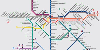 São Paulo tren kat jeyografik